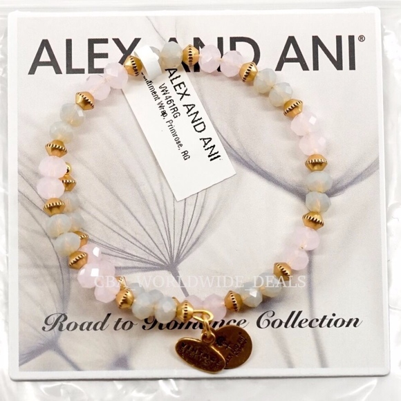 Alex and Ani Vintage 66 Road to Romance Primrose Sentiment Wrap Bracelet - Picture 1 of 2